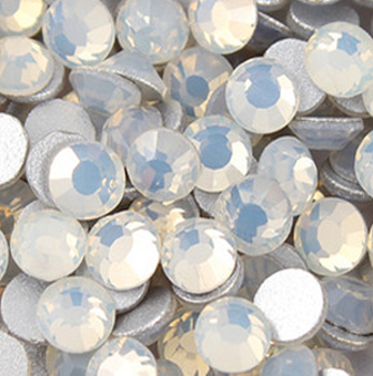 1440 pcs SS12 (3.0mm) High Quality Crystal Flatback Rhinestones - 2028 White Opal (White Opal 234) No Hotfix